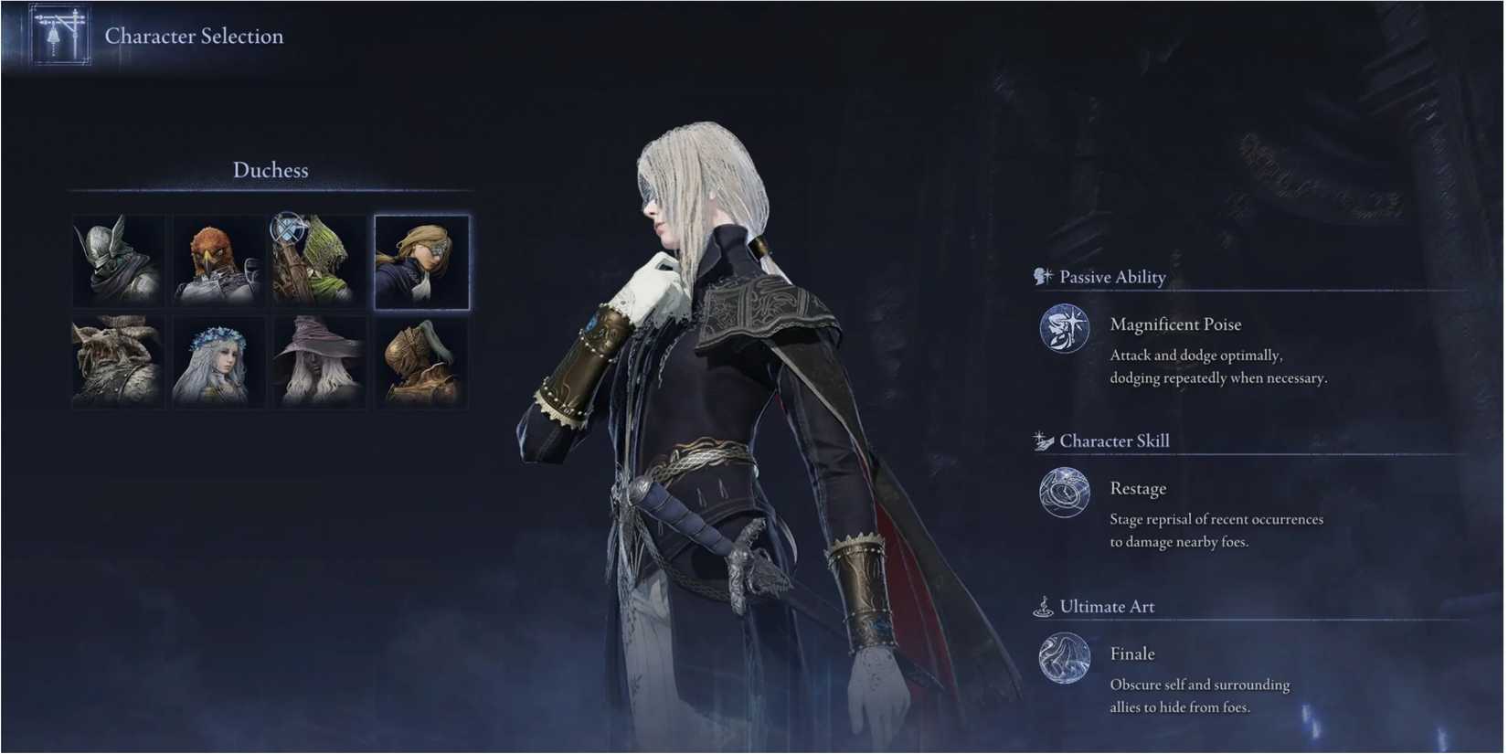 Duchess character in Elden Ring Nightreign