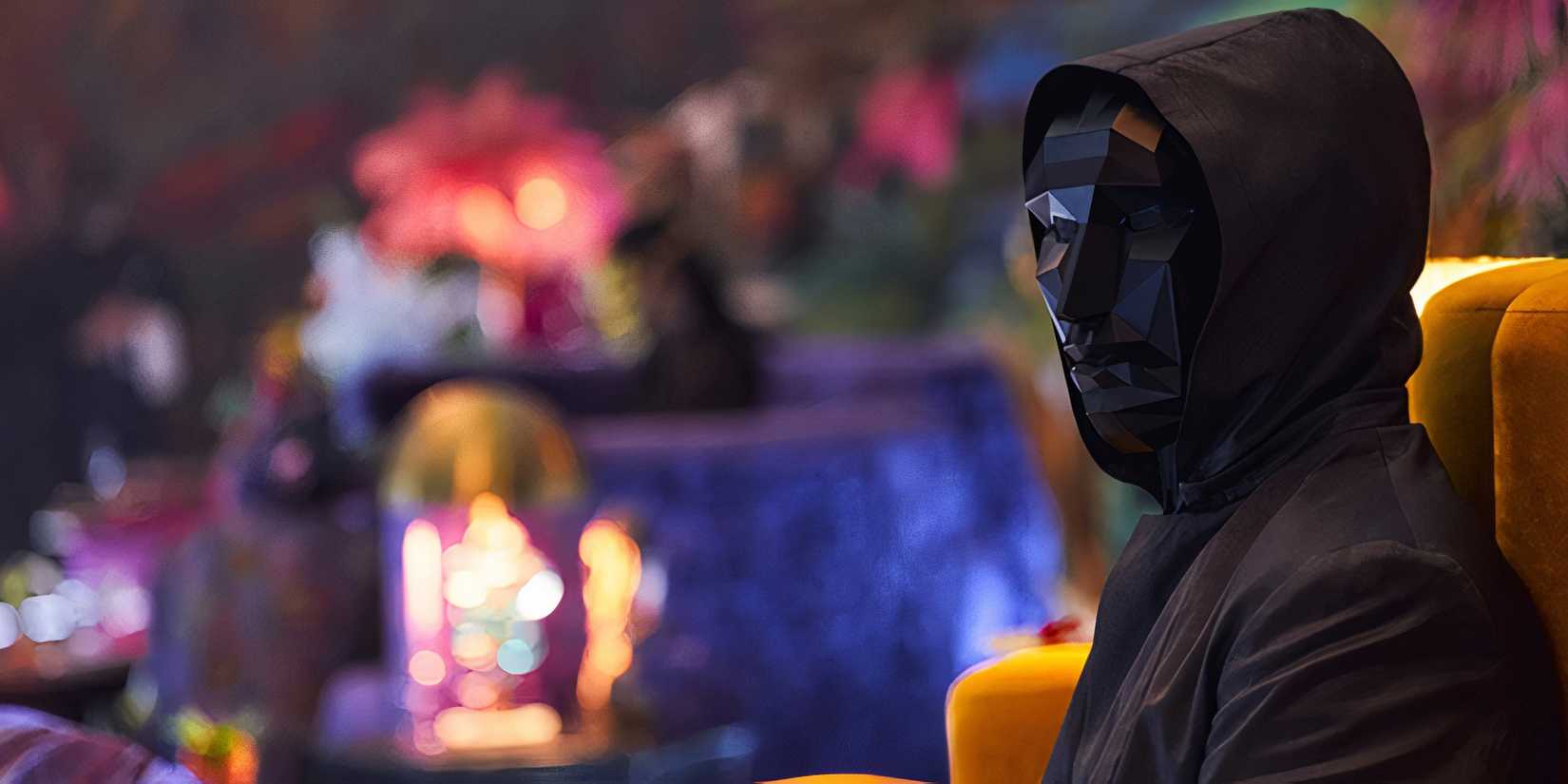 The Front Man in Squid Game 3 with his mask on