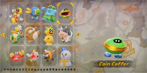 Coin Coffer character in Mario Kart World 