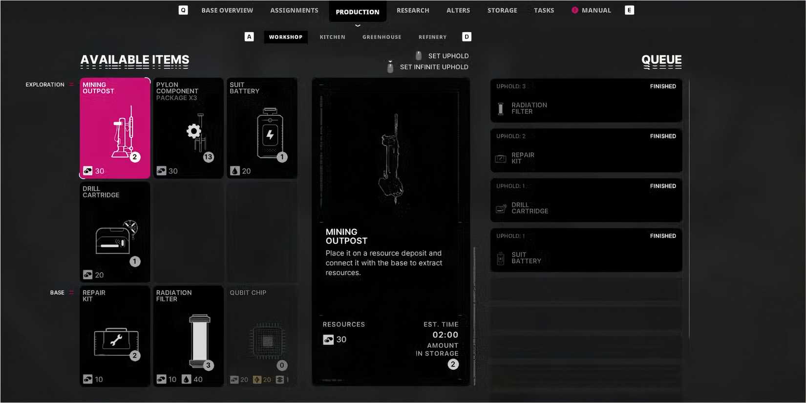 Mining Outpost in The Alters