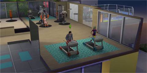 Sims 4 (Pectoral Fitness Gym)