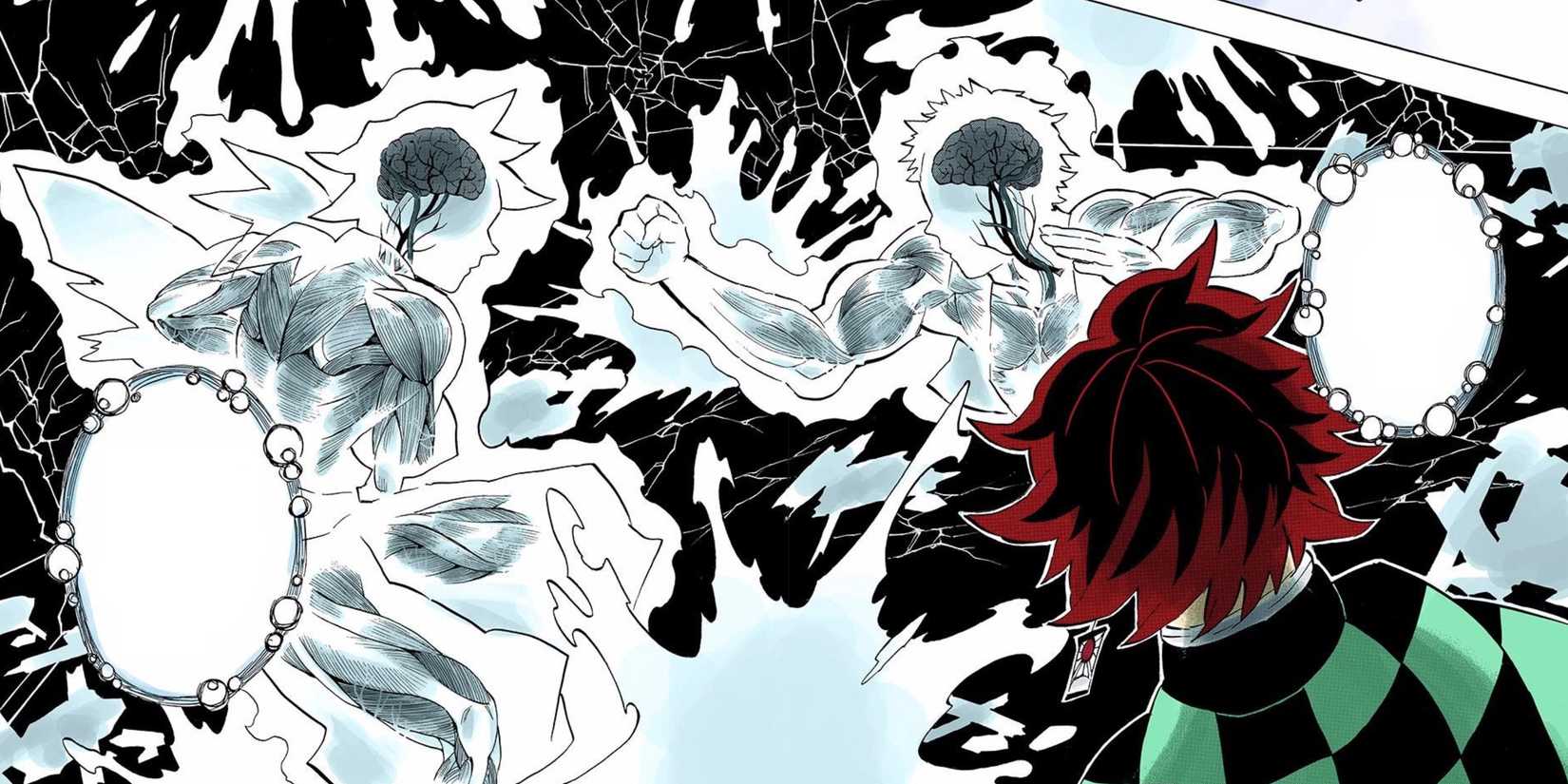 Tanjiro approaches the transparent world in Demon Slayer