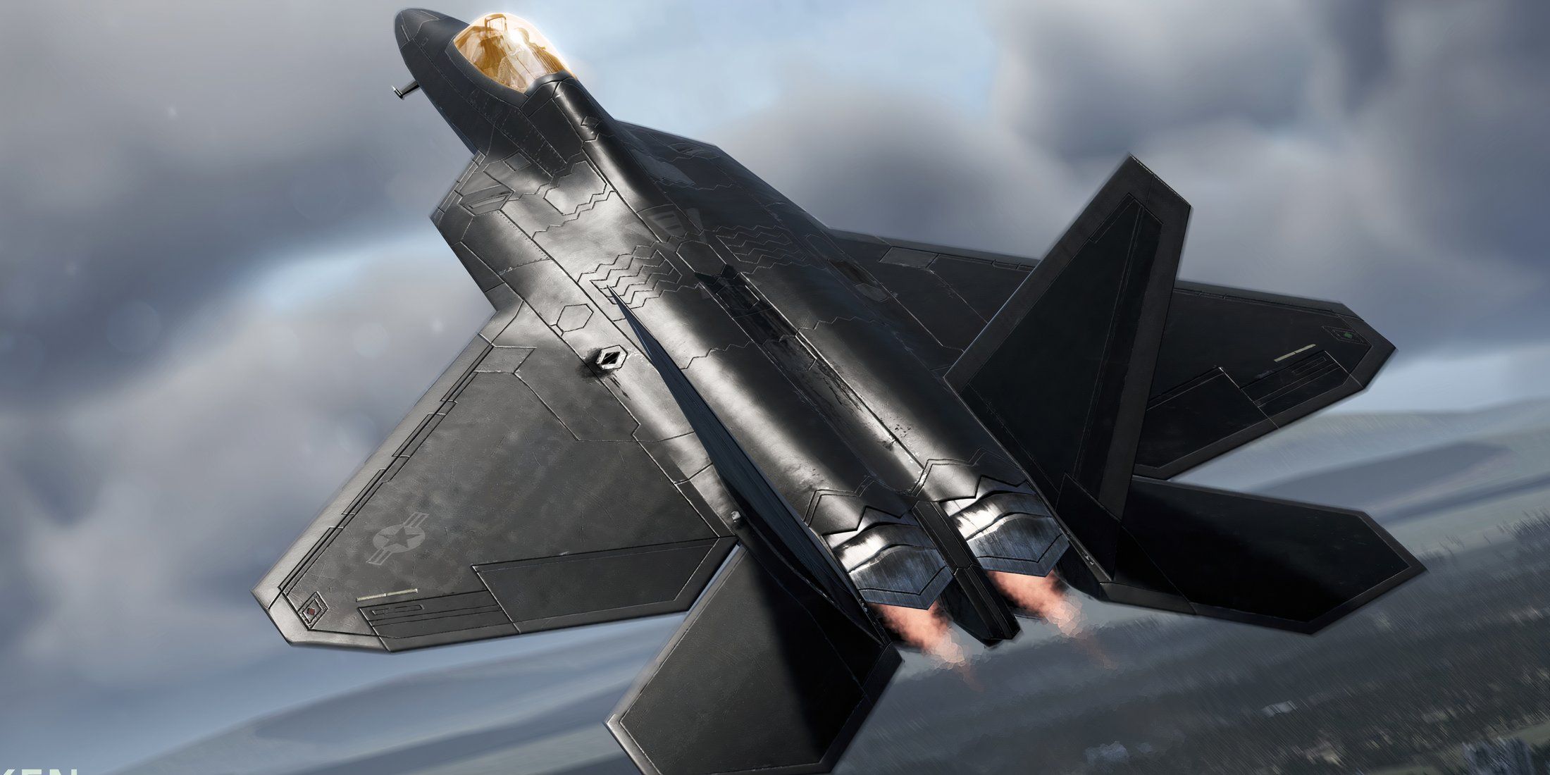 F-22 raptor in Broken Arrow