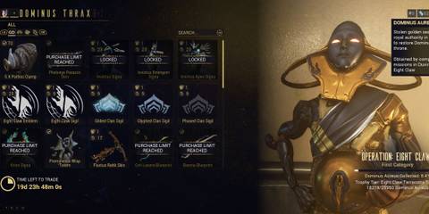 Dominus Thrax’s Shop, Aureus items. 