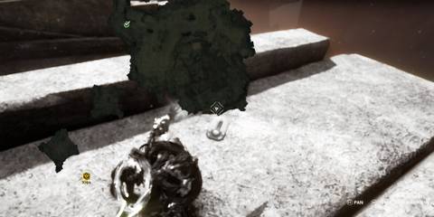  Scholar's Landing Fragment behind tower with map.