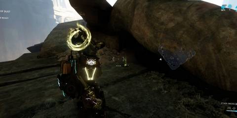 Fragmented Arena lore fragment location, side bridge. 