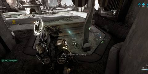 The King's Palace, Fragment behind a bench.