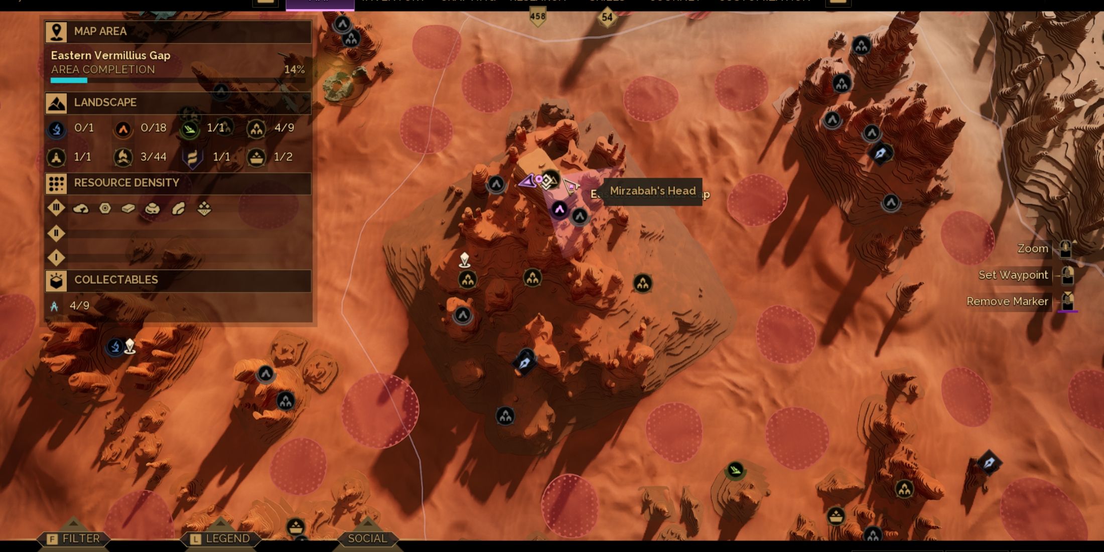 Mizrabah's head unique schematic breast in dune awakening