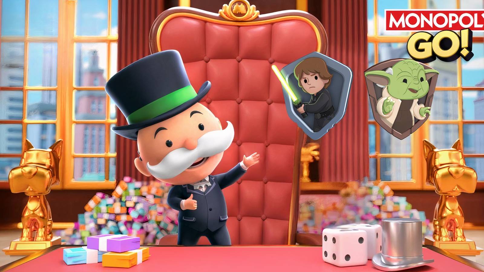 Monopoly GO Force Yoda & Saber Block Shields