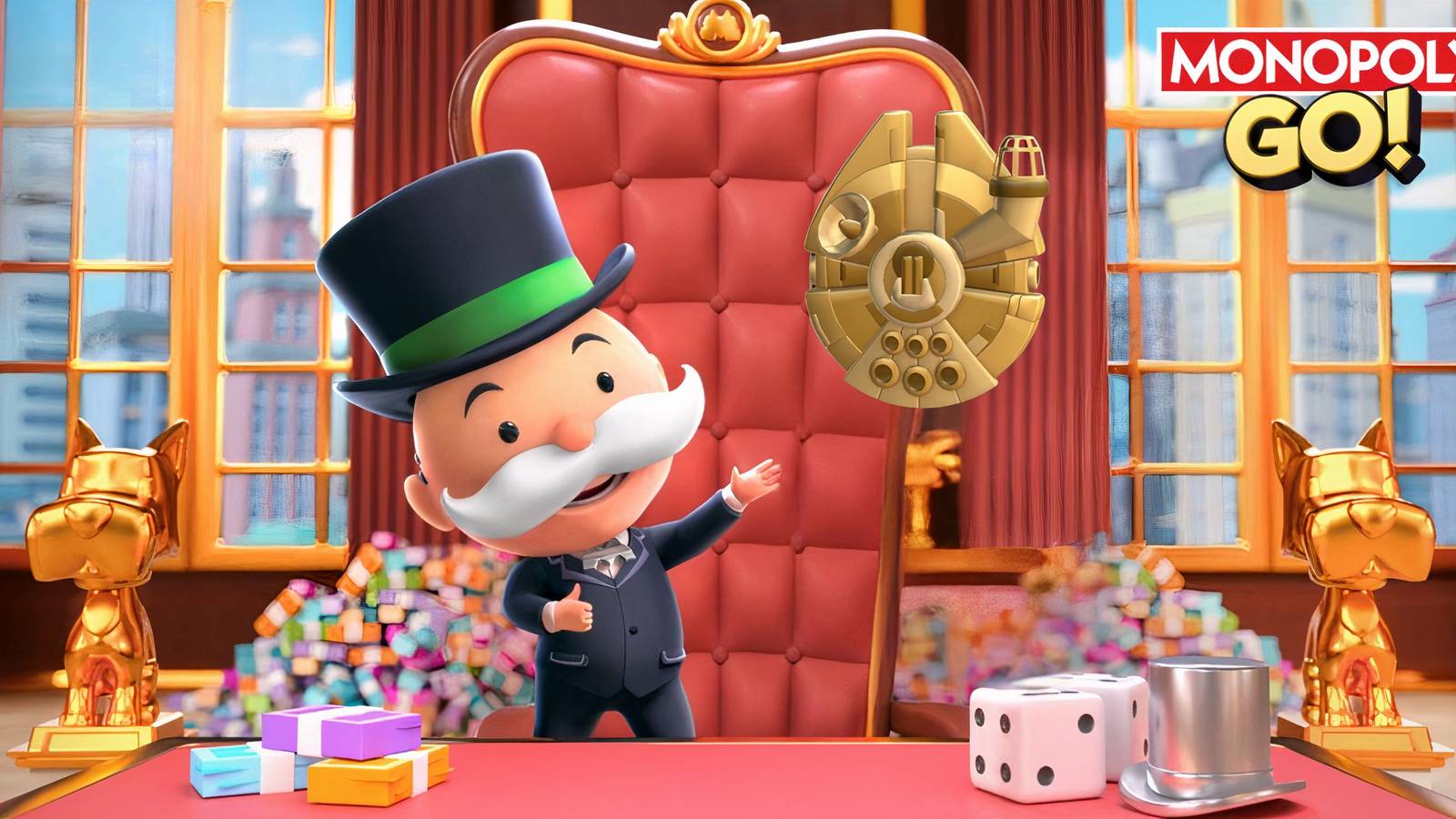 Monopoly GO Golden Falcon Shield