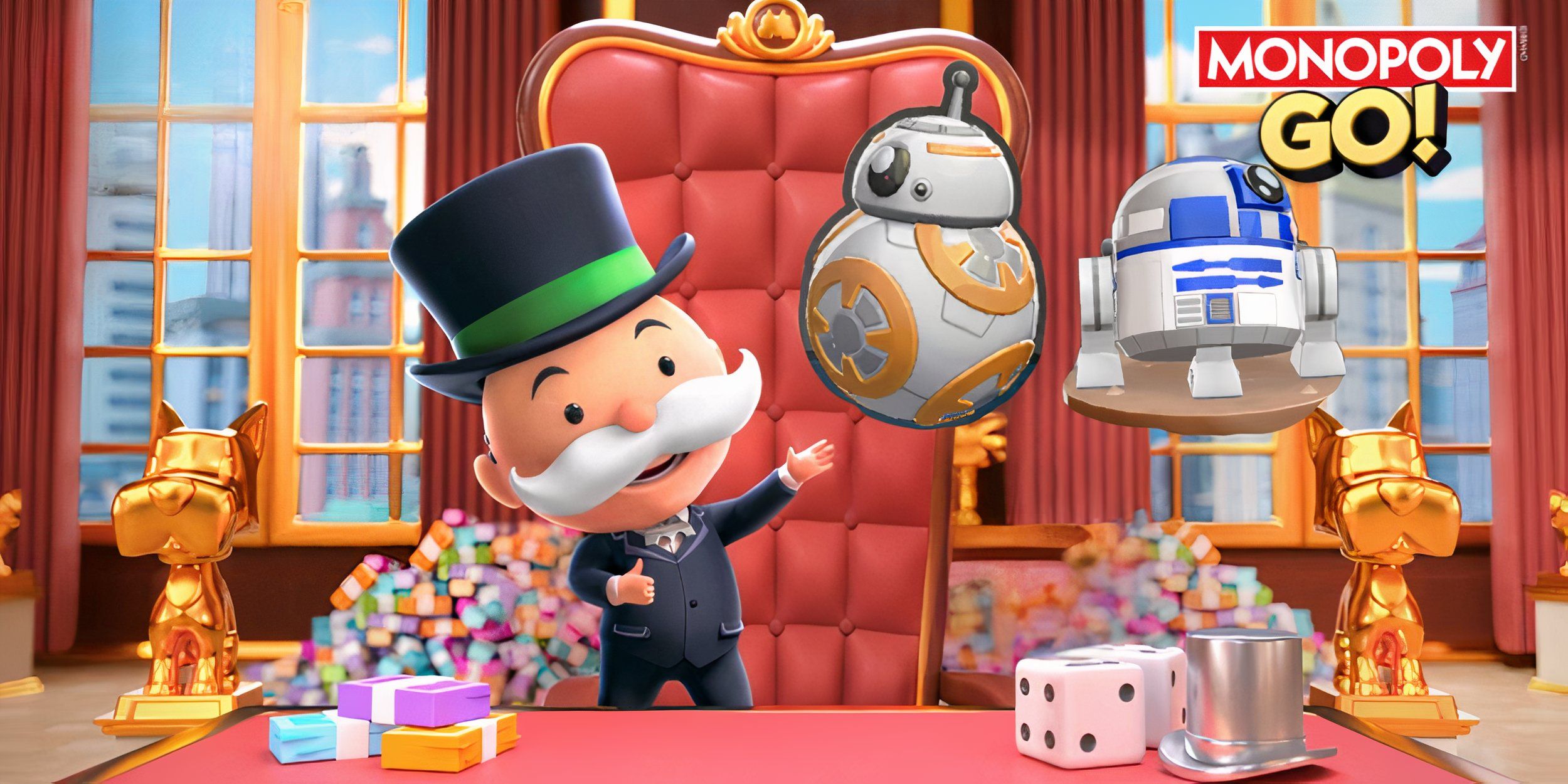 Monopoly GO R2-D2 & BB-8 Tokens