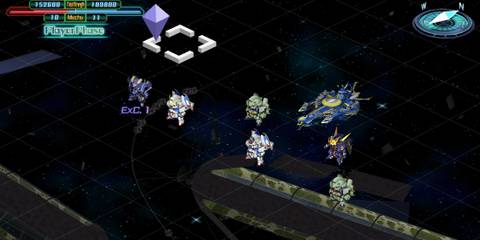 Moving characters on the map in Super Robot Wars 30