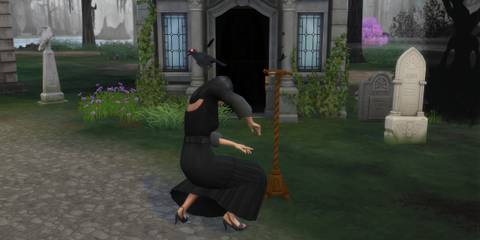 The Sims 4 Murder of crow attack