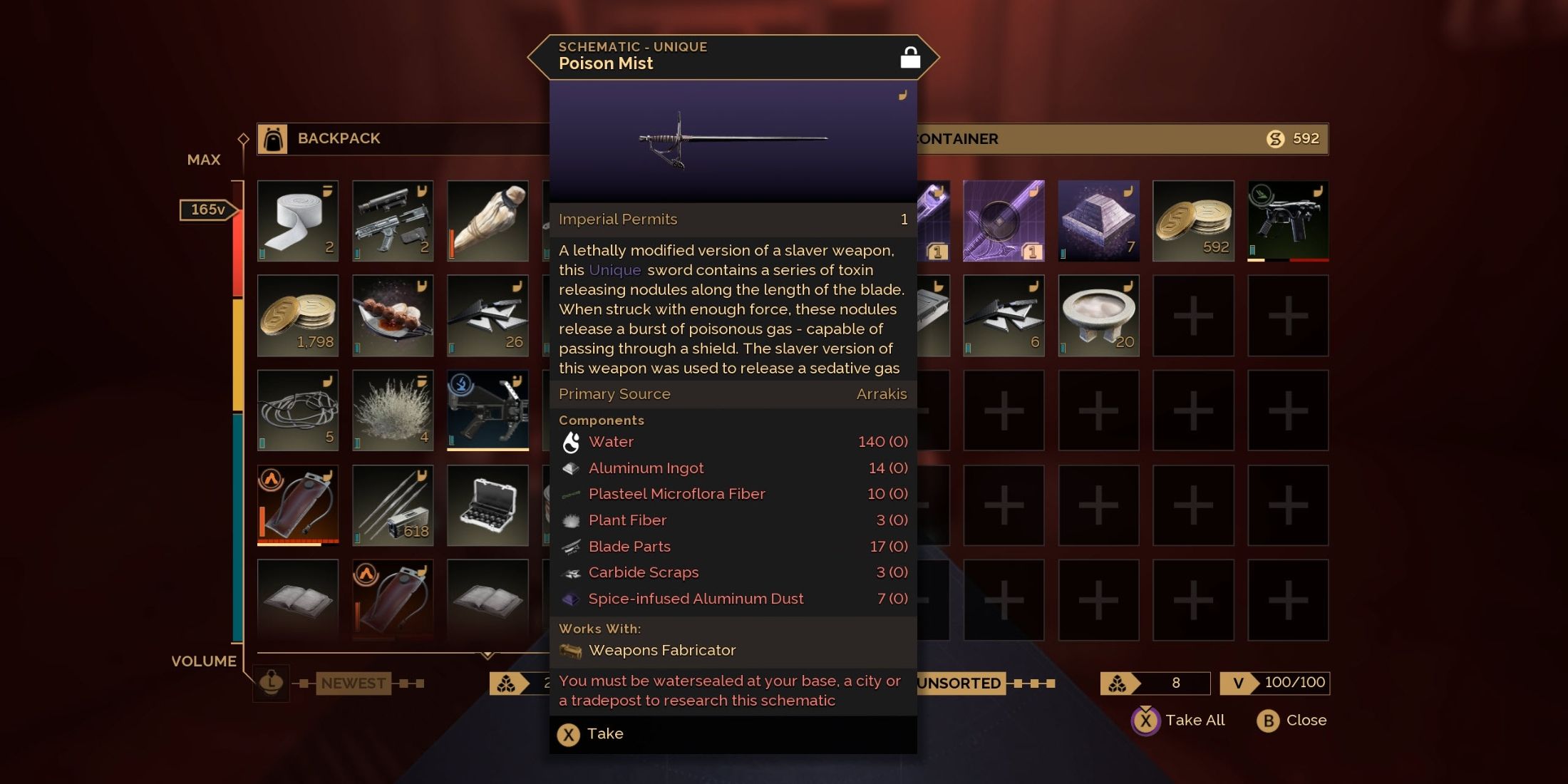 All Mysa Tarill Unique Gear Locations in Dune Awakening