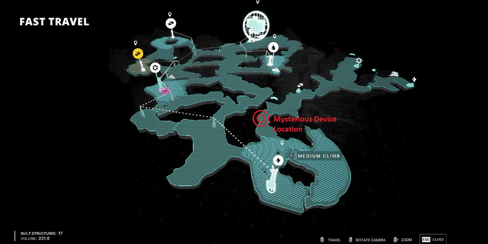 Mysterious Device Location