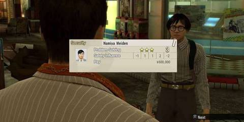 Namiya Meiden in Yakuza 0
