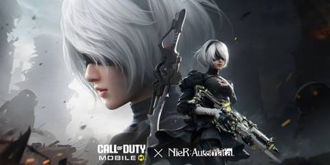 nier automata call of duty mobile 2b with gun