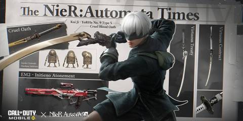 nier automata call of duty mobile 9s battle pass