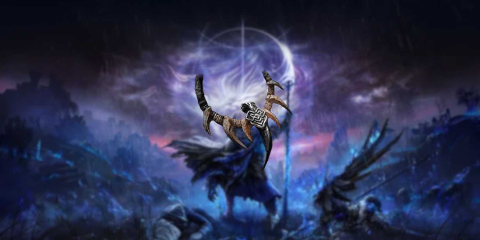 Nightreign Black claw necklace