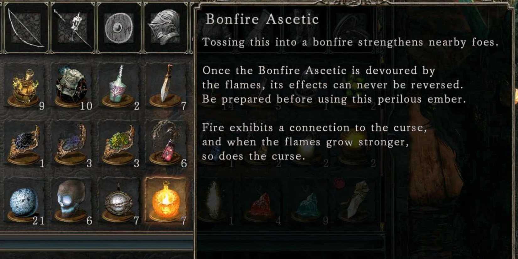 Dark Souls 2 Bonfire Ascetic