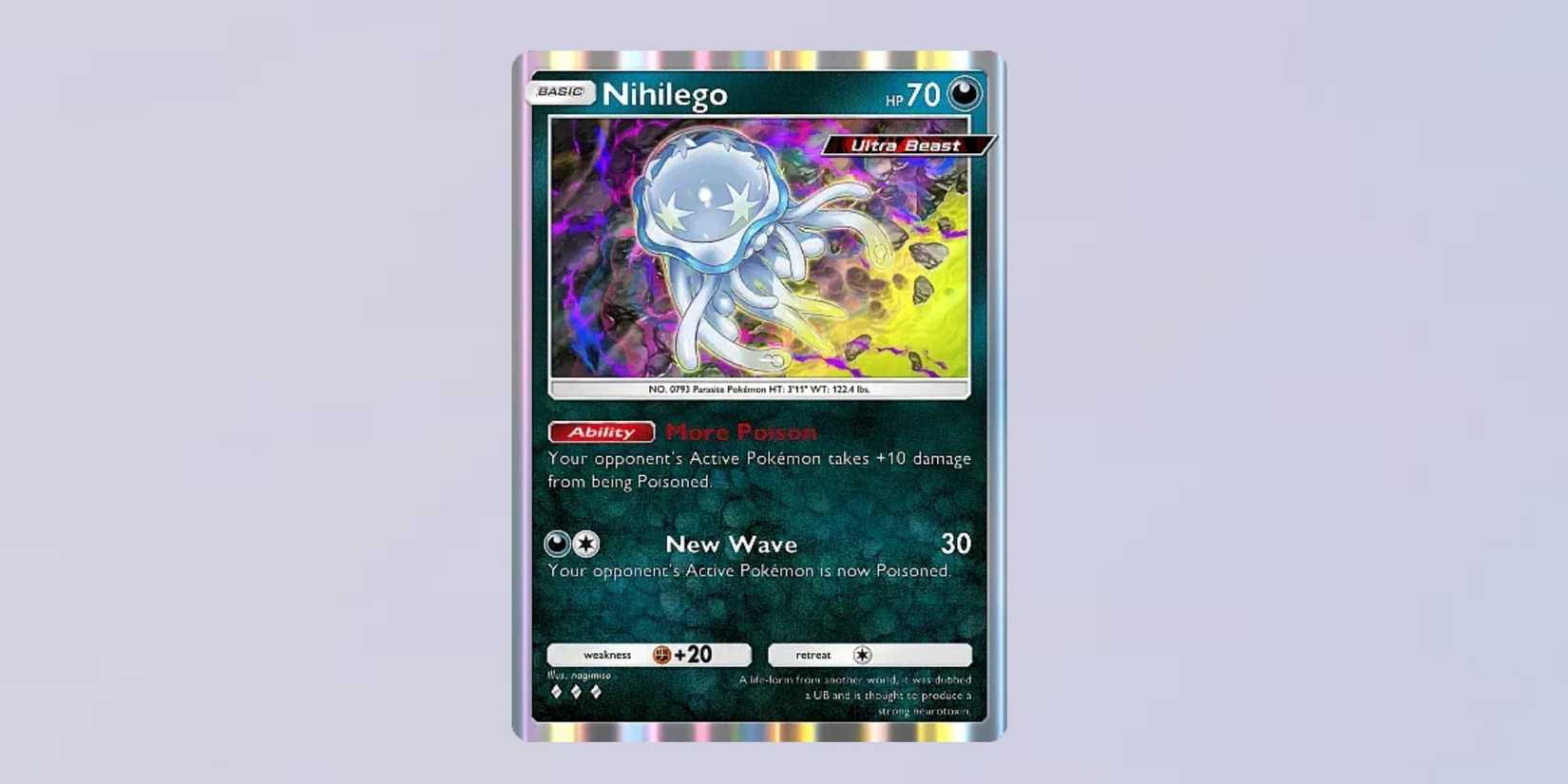 Nihilego Extradimensional Crisis Expansion Pokemon TCG Pocket