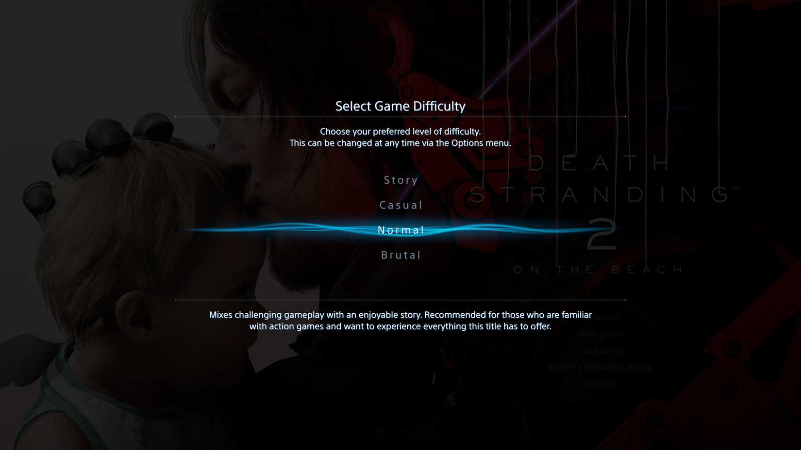 normal difficulty death stranding 2