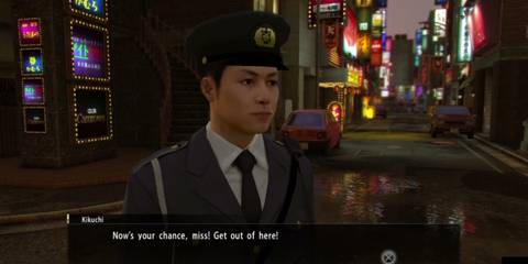 Officer Kikuchi in Yakuza 0