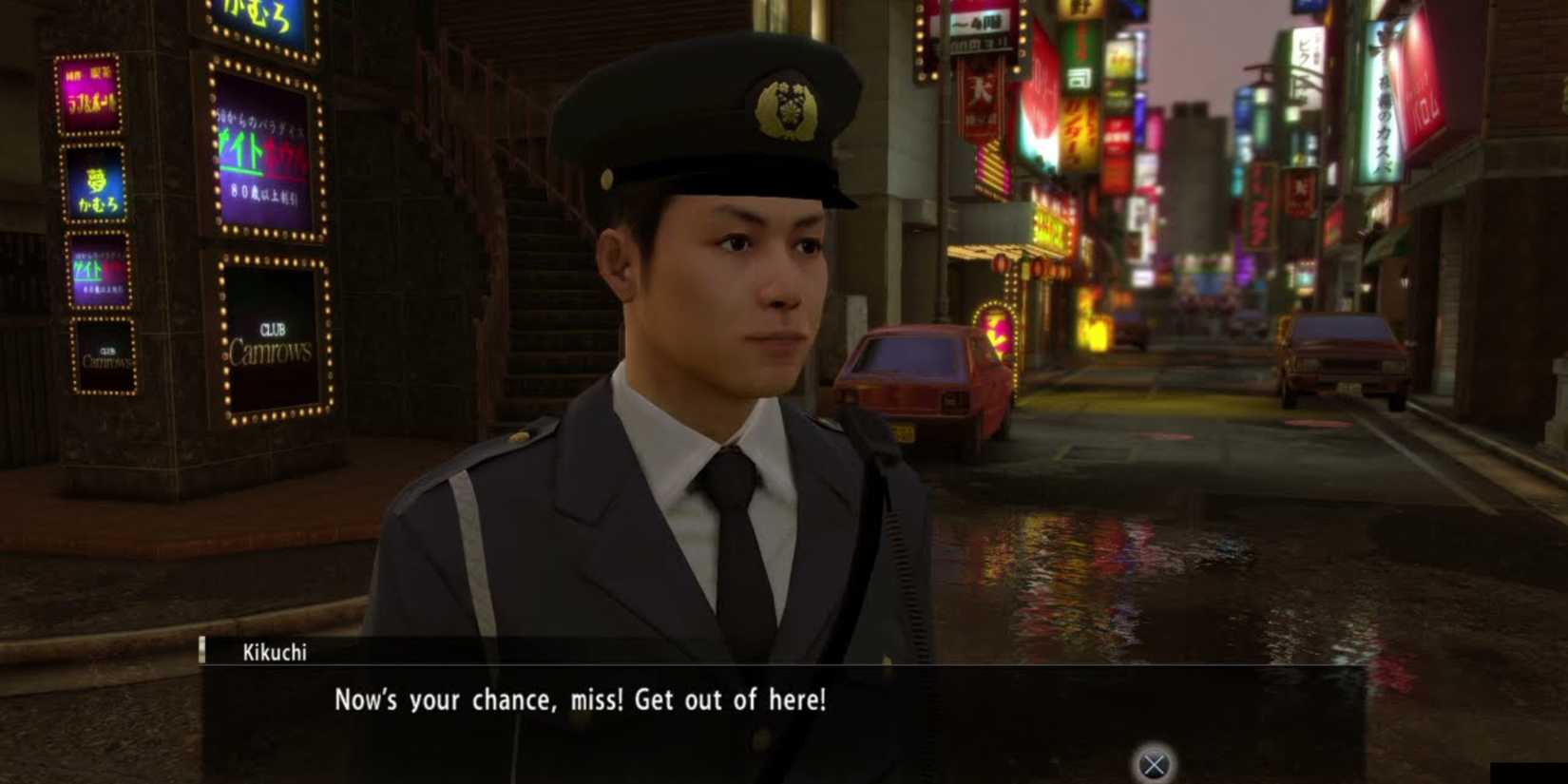 Officer Kikuchi in Yakuza 0