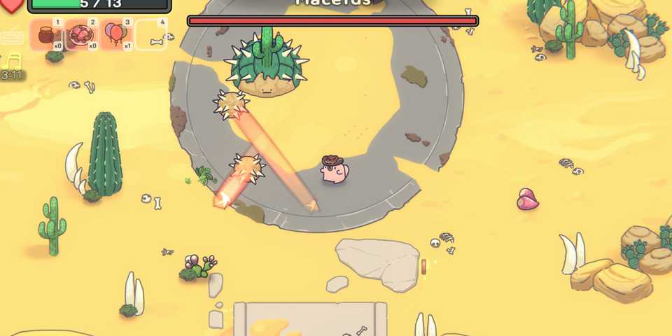 Ogu and the Secret Forest macetus boss