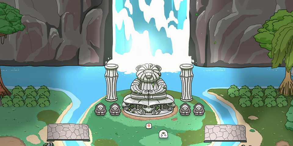 Ogu and the Secret Forest statue