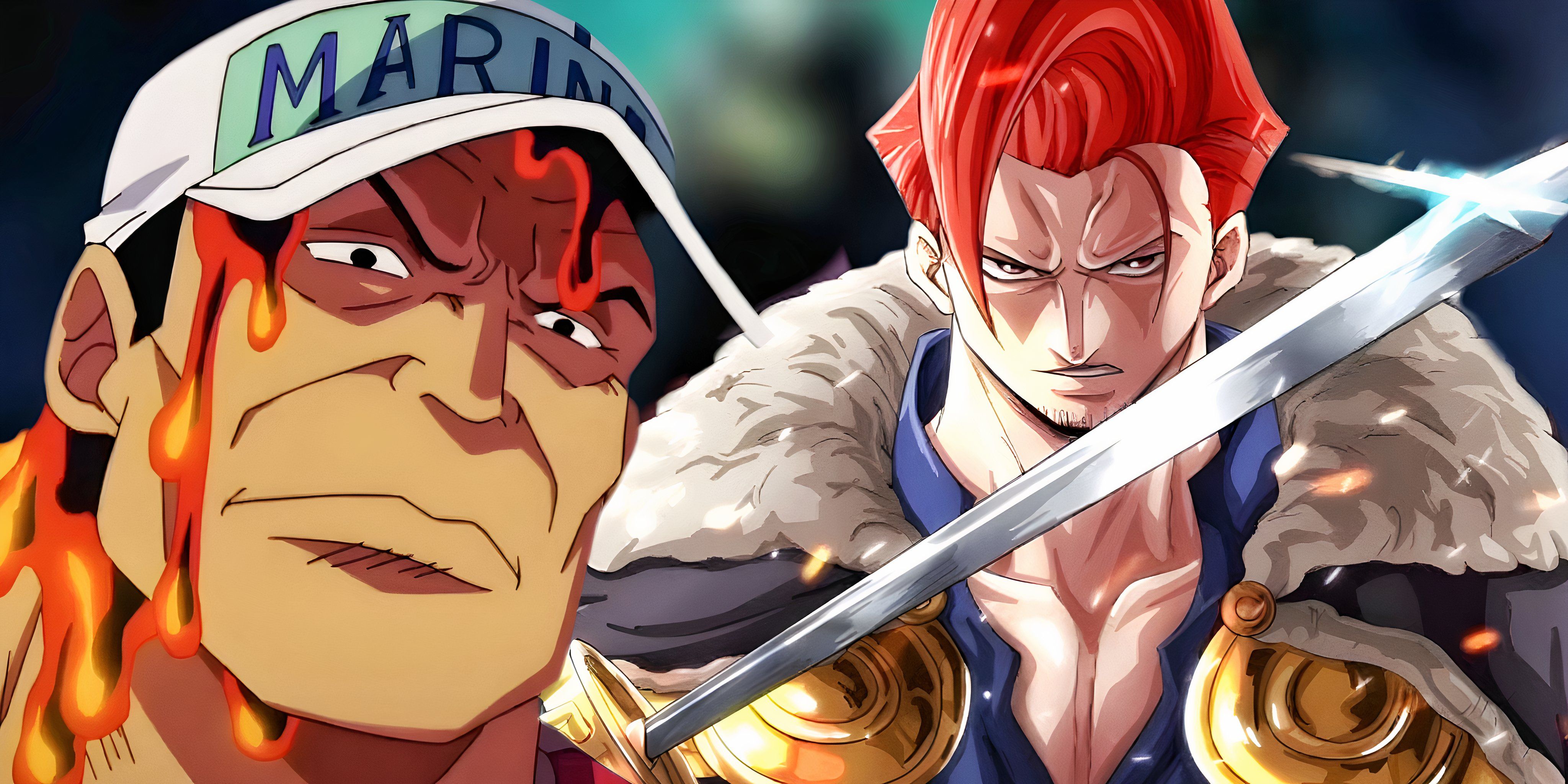 Ein Stück Holy Knights gegen Admirale Akainu Shamrock