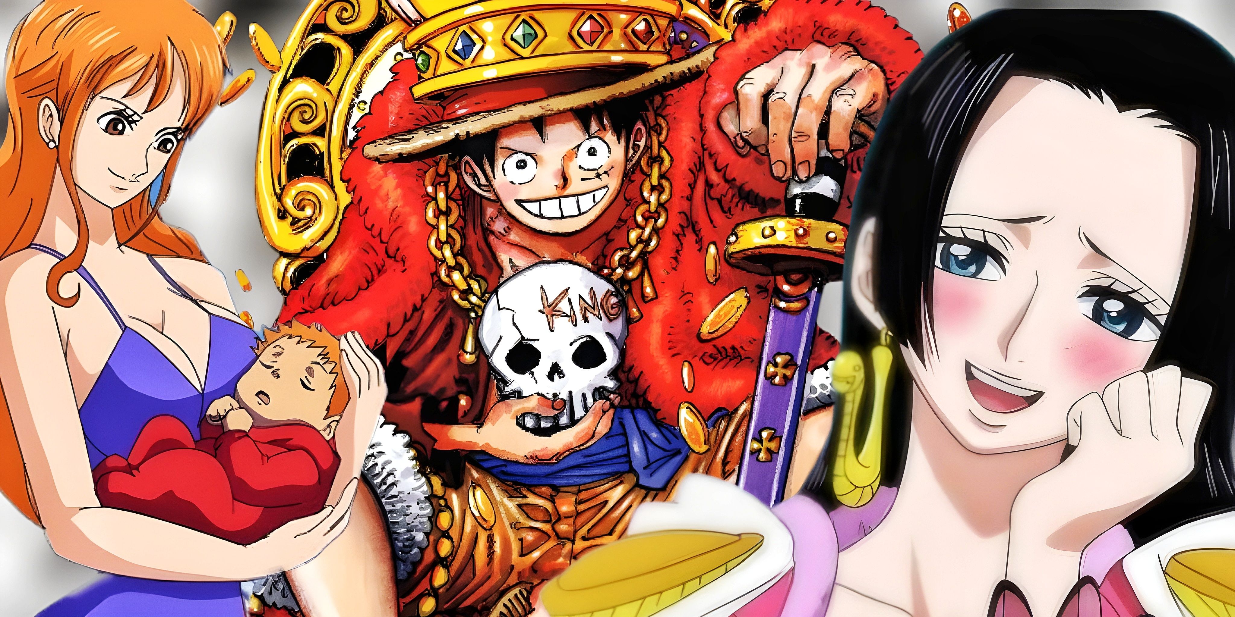 Ein Stück Luffy Romance Hancock Nami