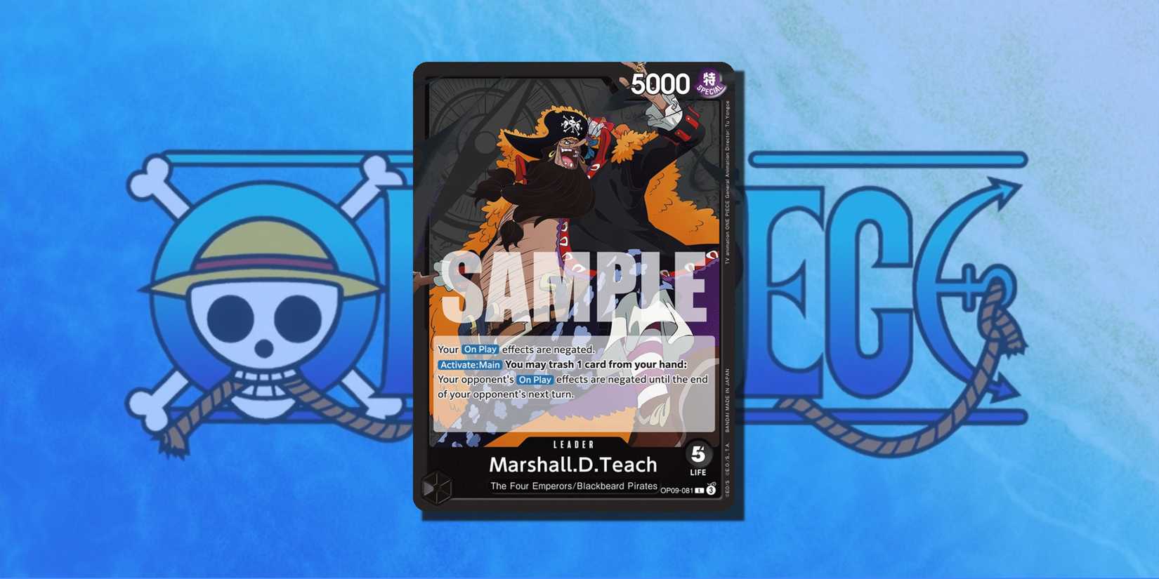 One Piece TCG Black Marshall Teach