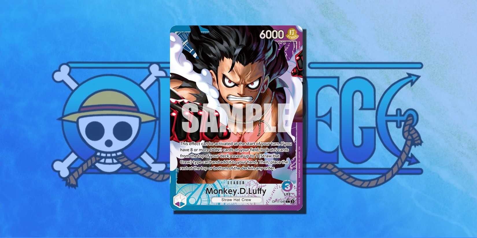 One Piece TCG Blue Purple Luffy