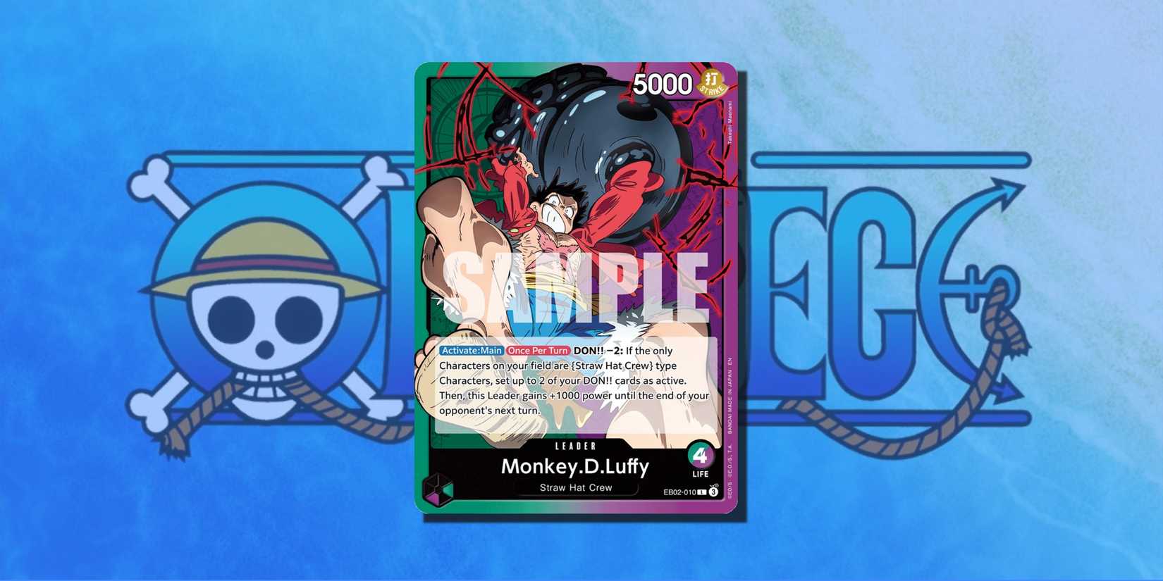 One Piece TCG Green Purple Luffy