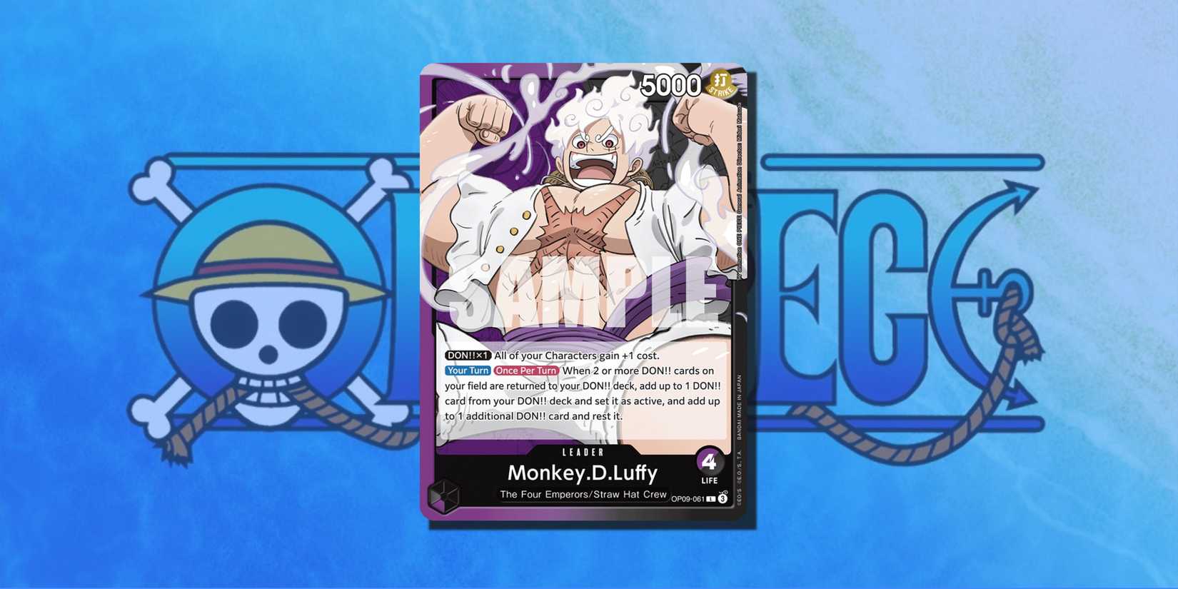 One Piece TCG Purple Black Luffy