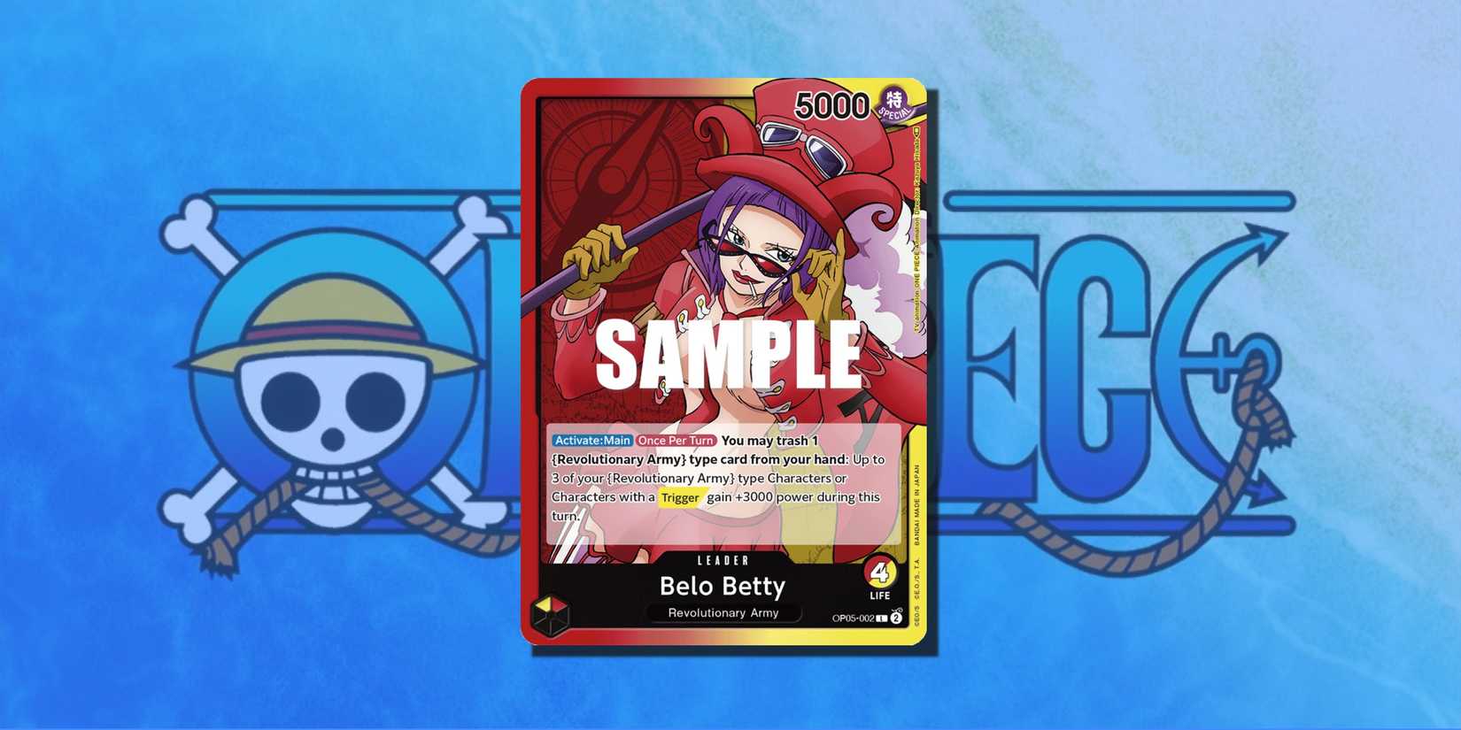 One Piece TCG Red Yellow Belo Betty