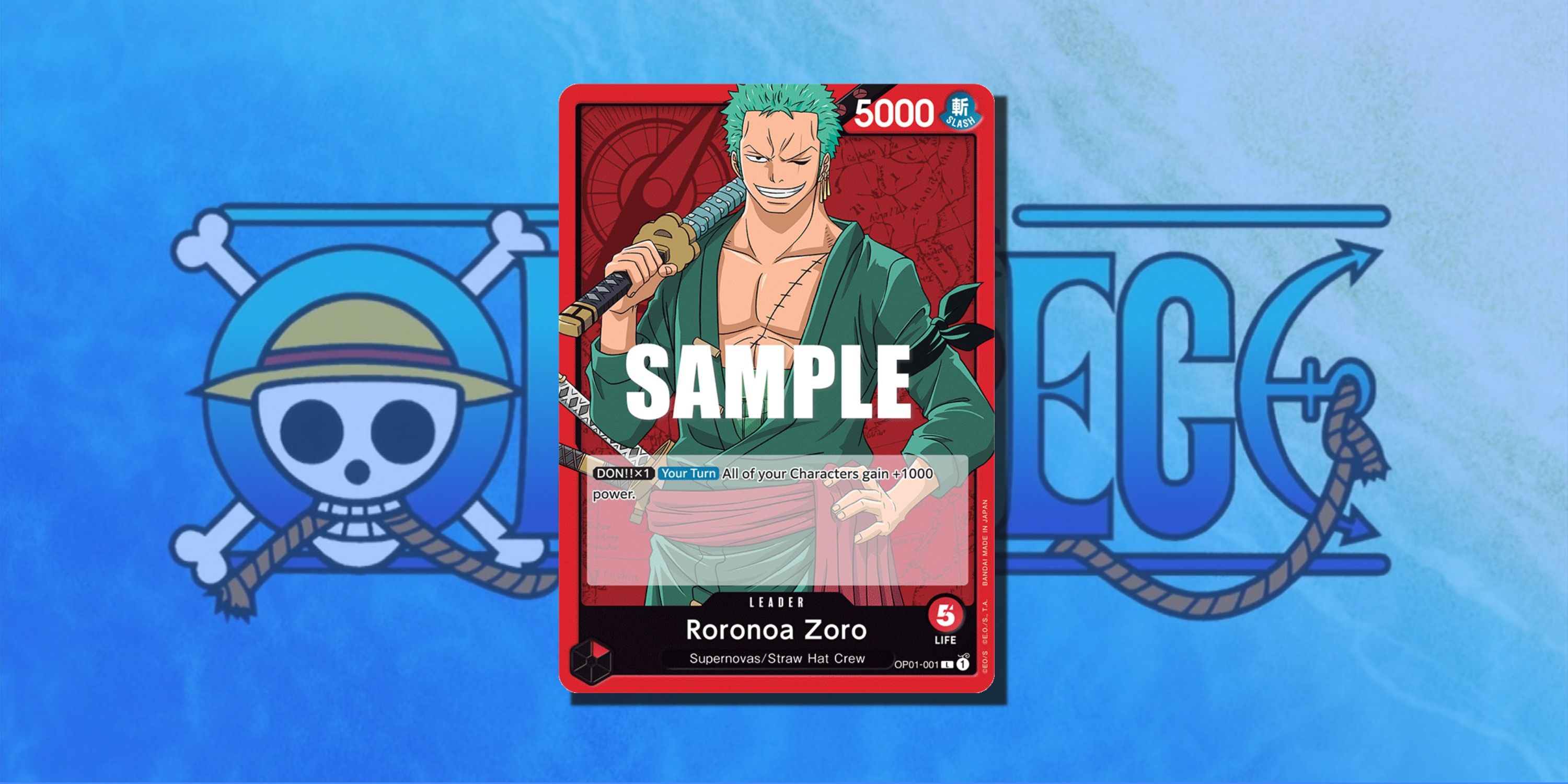 One Piece TCG  Red Zoro