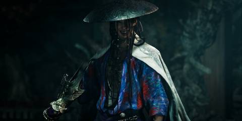 Onimusha Way of the Sword HD screenshot Sasaki Ganryu smiling