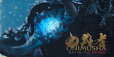 Onimusha Way of the Sword logo key art