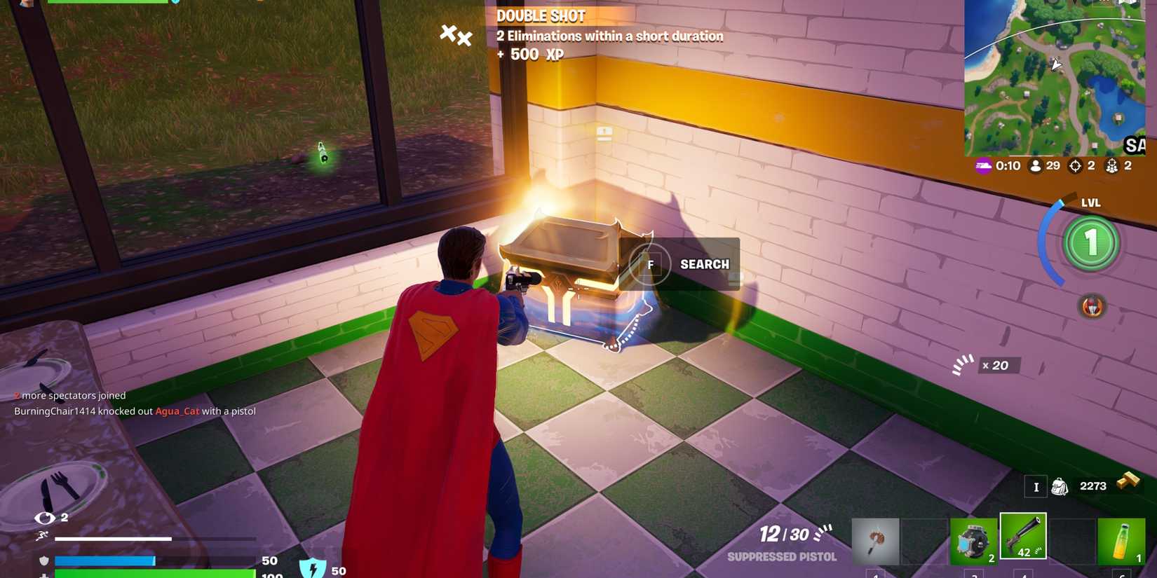 opening a gold chest