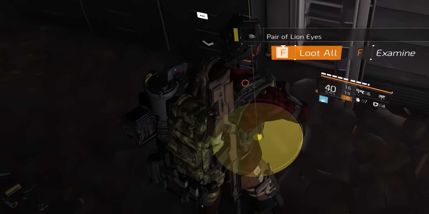 Pair of Lion Eyes Location 1