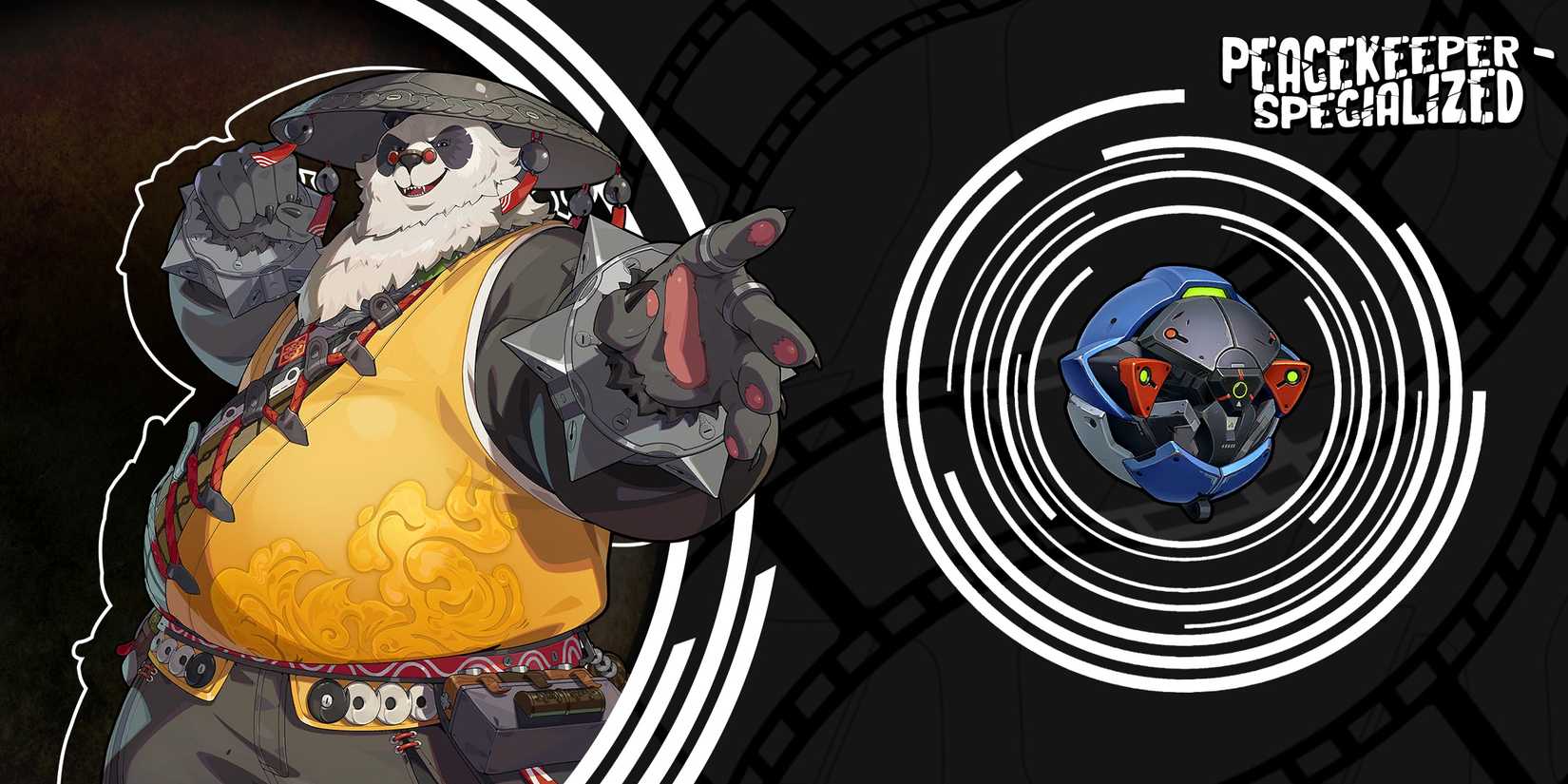 pan yinhu using the peacekeeper - specialized w-engine in zenless zone zero