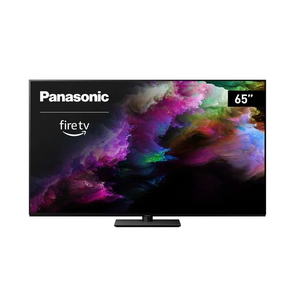 Der Panasonic Z85A OLED -Fernseher auf einem weißen Backgund.