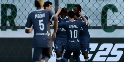Paris FC Celebrating A Goal In EA Sports FC 25
