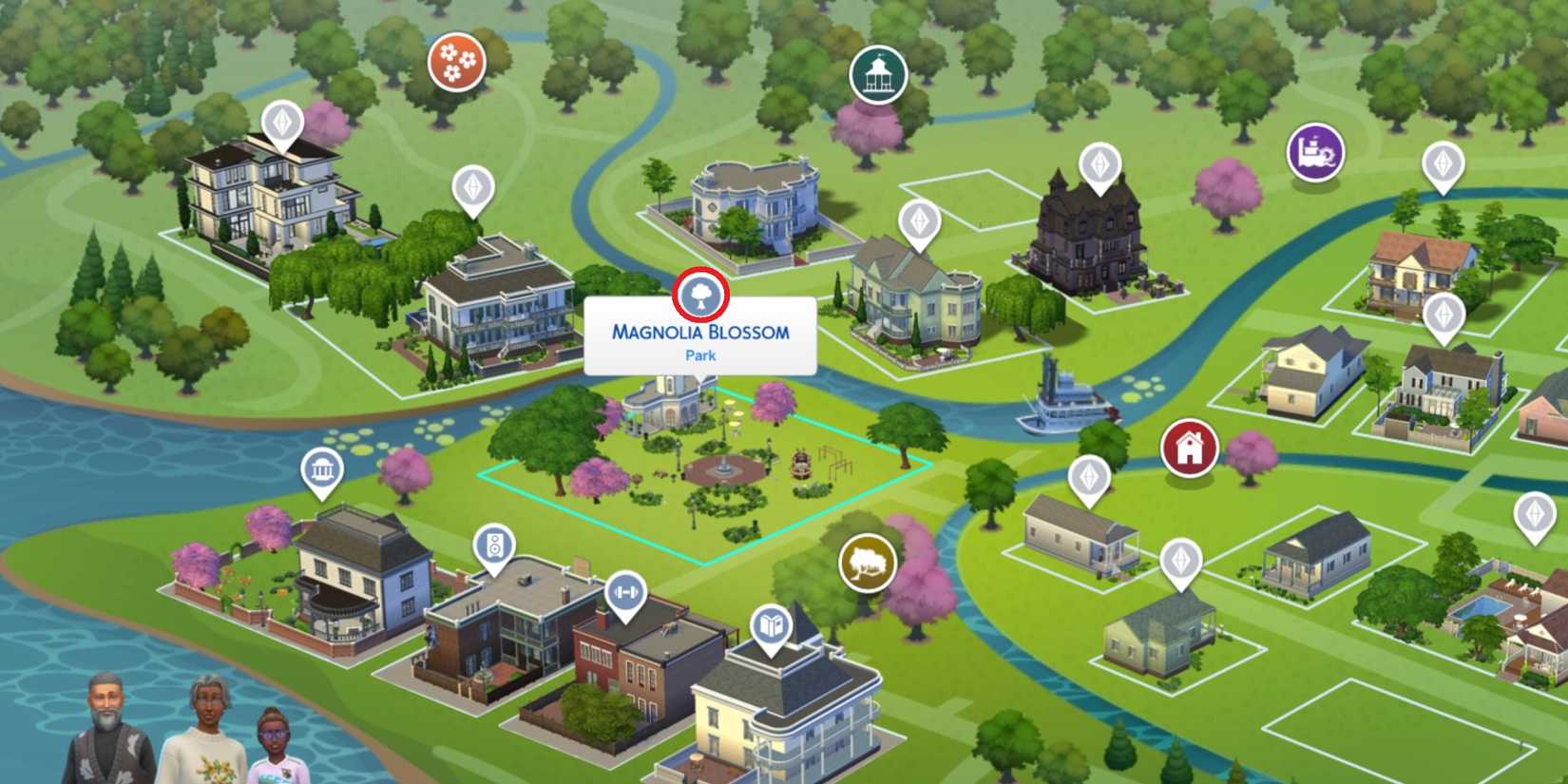 park the sims 4