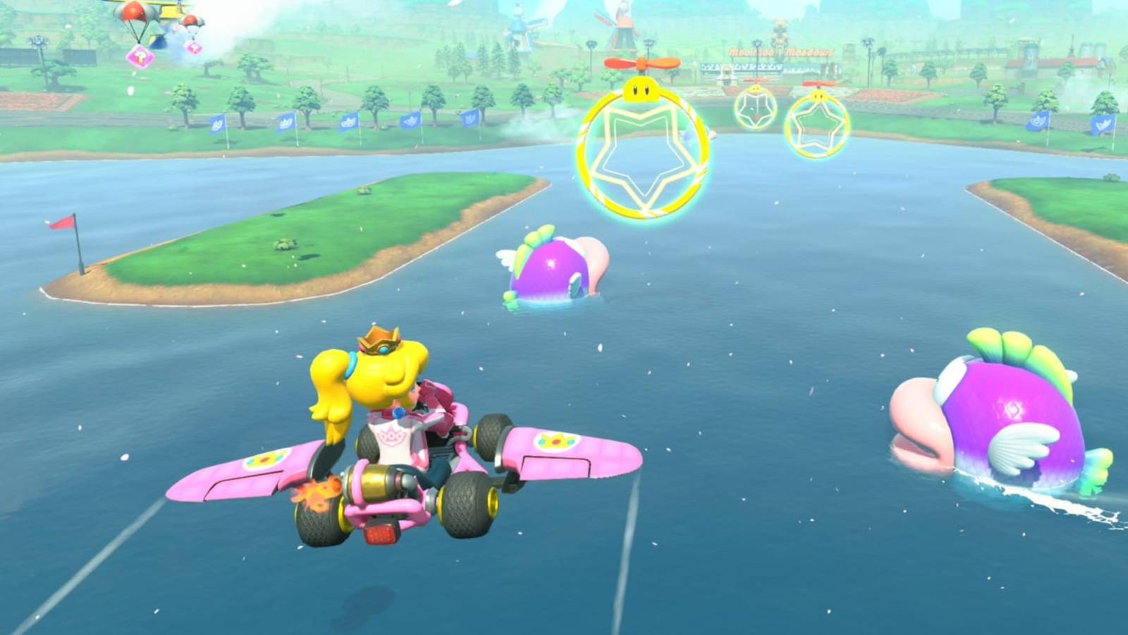 peach stadium clear lake mario kart world