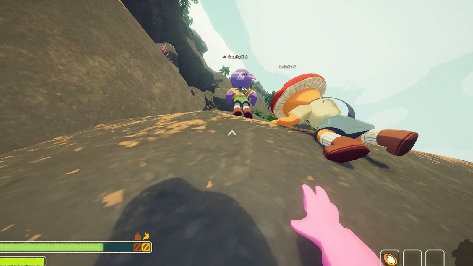 peak first person climbign