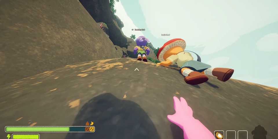 peak first person climbign