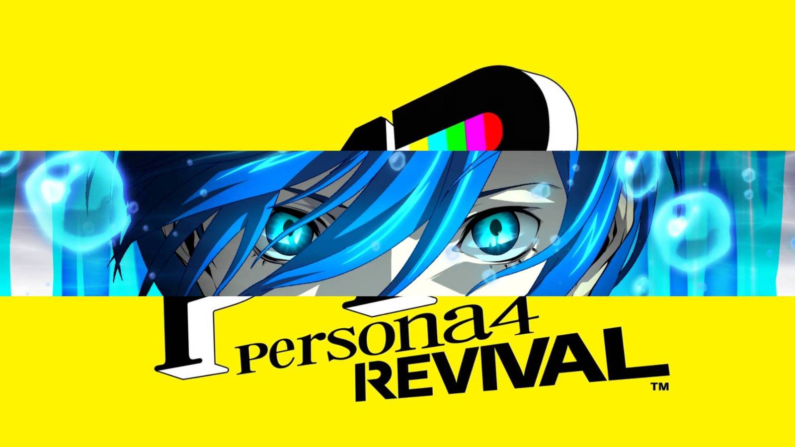 Persona 3 Reload Protagonist's cut-in over Persona 4 Revival's logo from the teaser